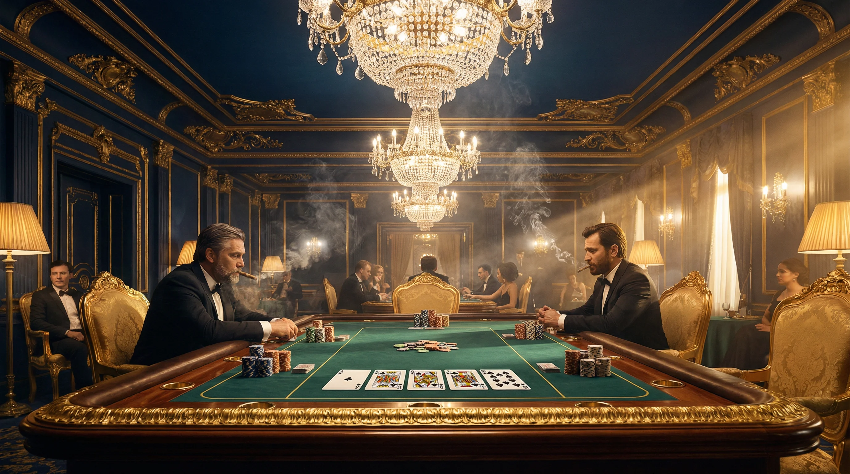 德州扑克场景展示，尽享 真人百家乐 的奢华体验